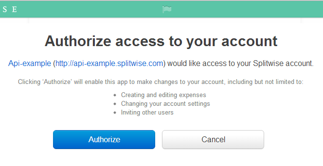 Setting up OAuth for the Splitwise API